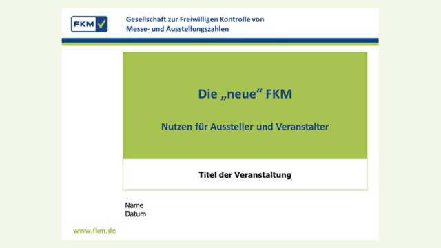 FKM Verbandspräsentation, MS Powerpoint