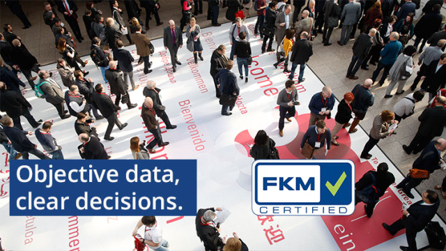 FKM: Objective data,  clear decisions / © Messe Düsseldorf